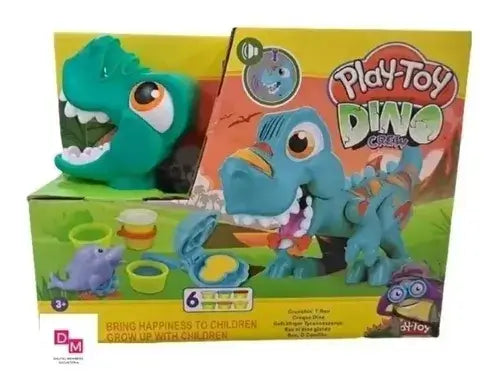 Dinosaurio Didactico Plastilina + Moldes