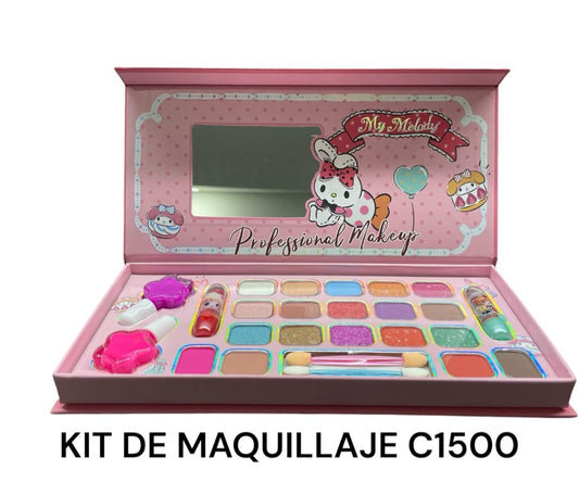 Maquillaje para niña rosado