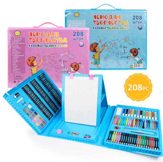 Kit de Arte Para Niños X208 Piezas ofici